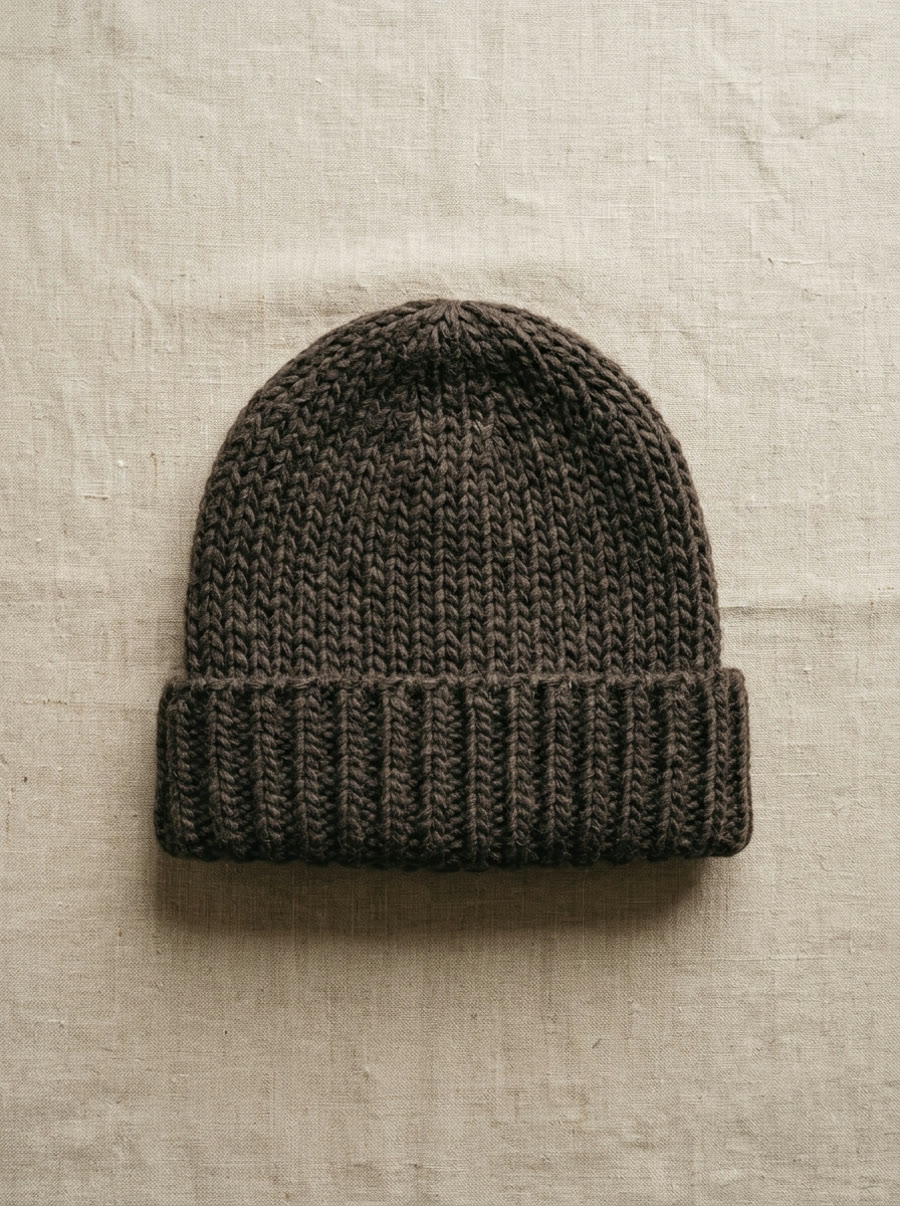 Gorro de lana de punto