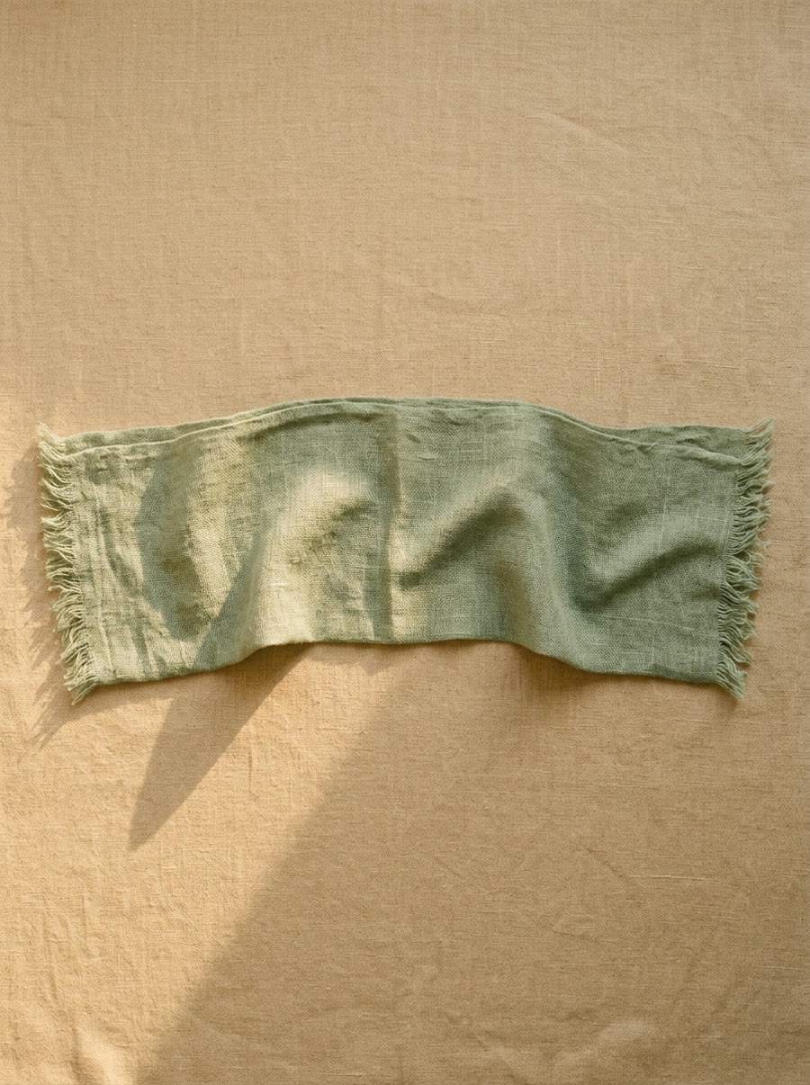 Light linen scarf