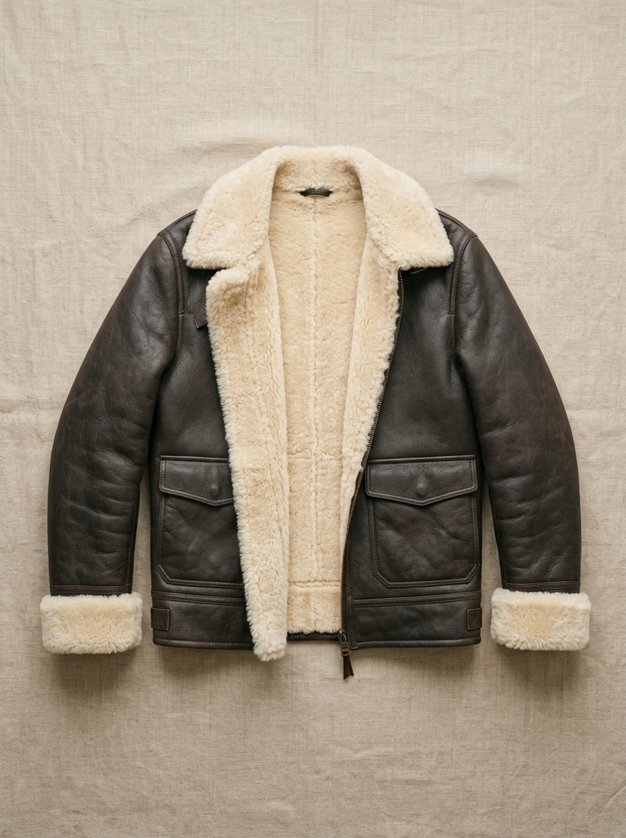 Chaqueta forrada de borreguillo