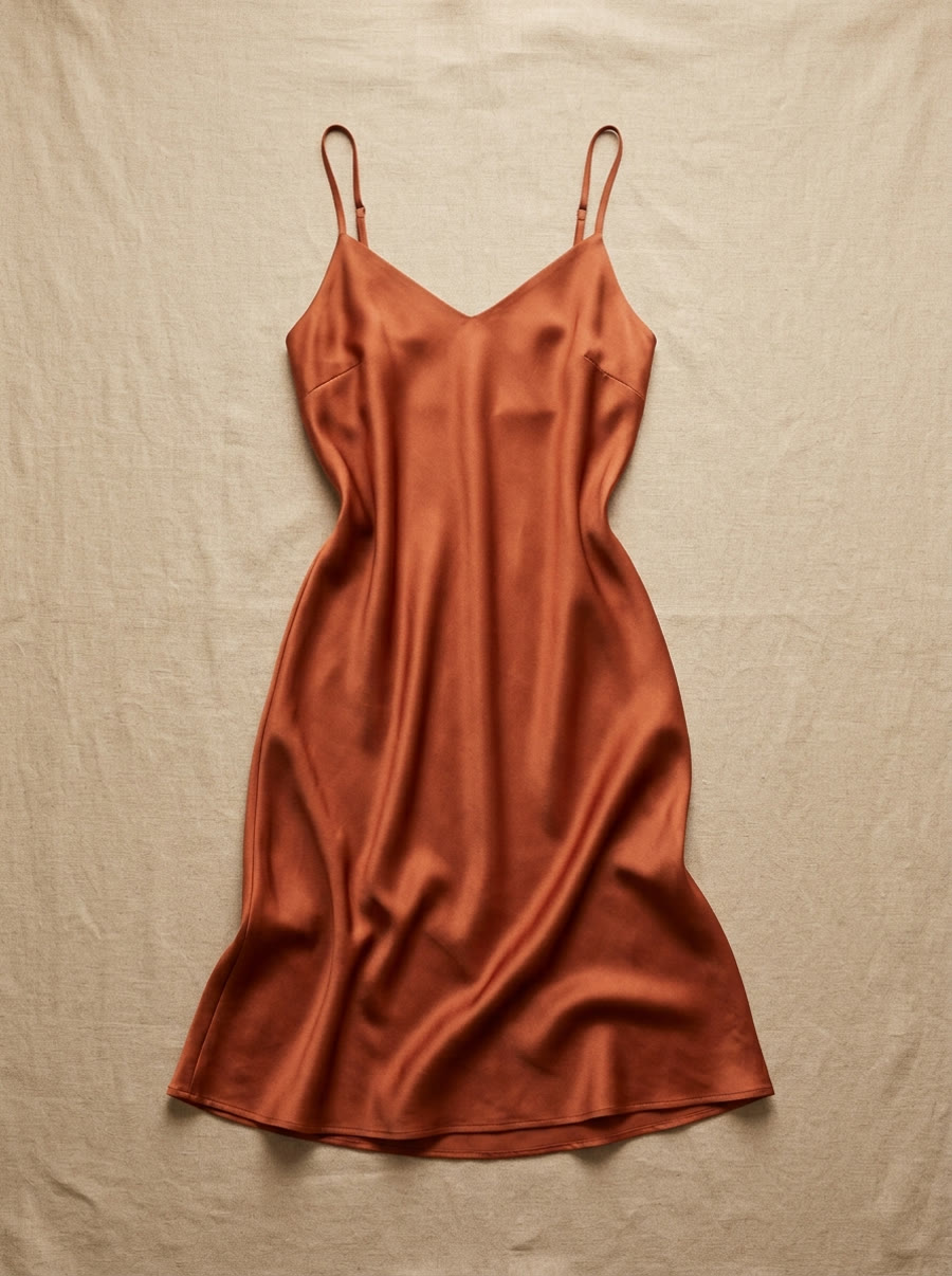 Silk slip dress