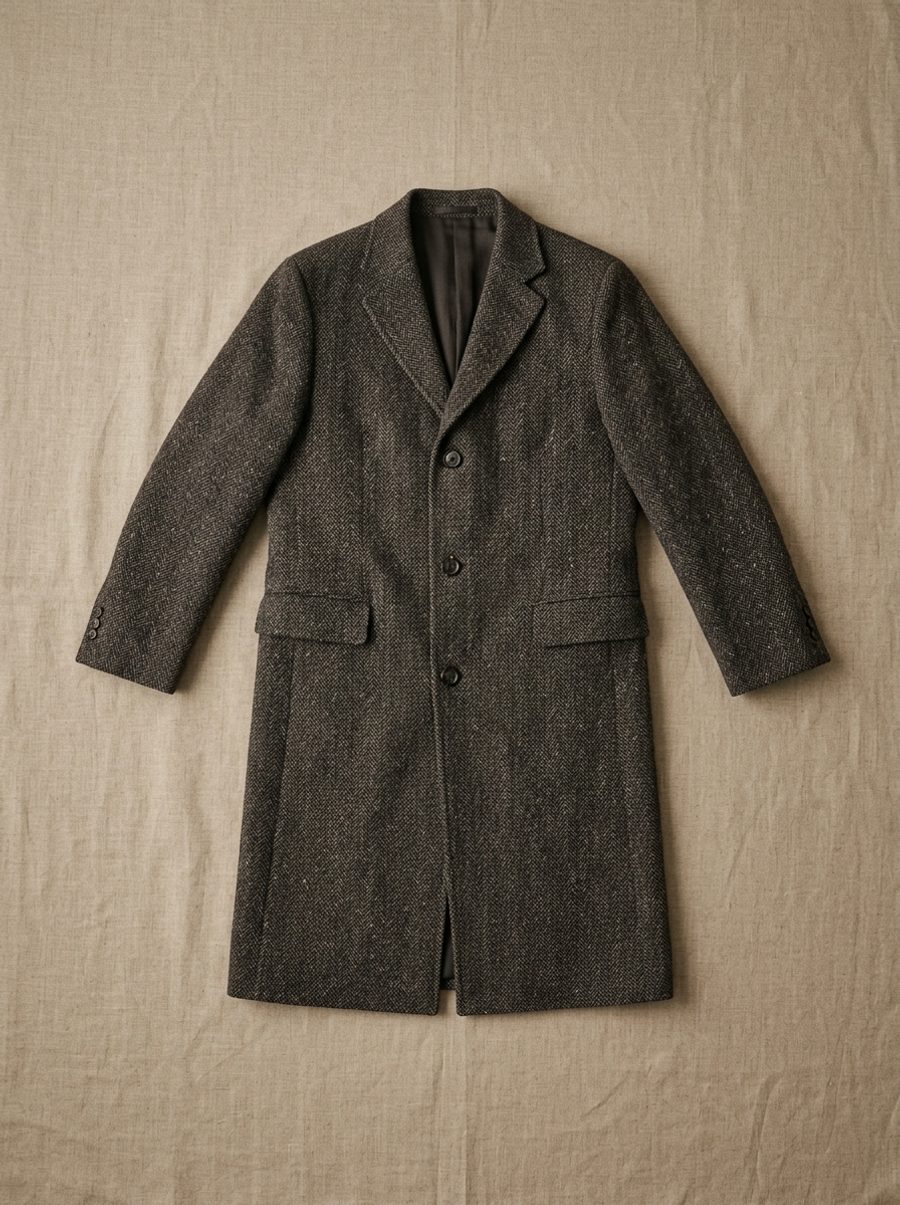 Tweed overcoat